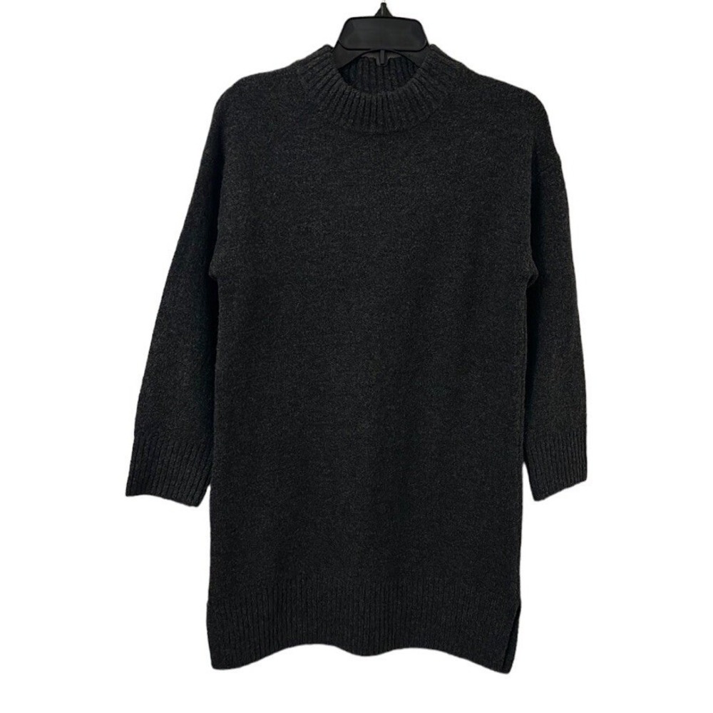 Zara‎ Women's Gray Crew Neck Sweater/Sweater Wool Blend Dress Size 9-10